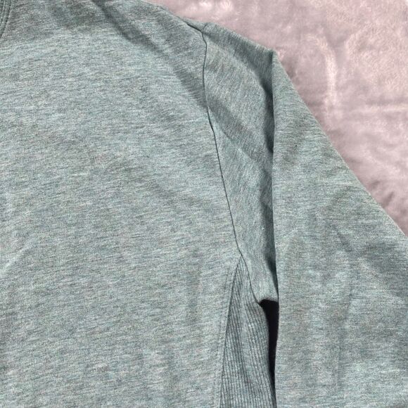 Chico's Zenergy Tunic 2 (12/14) Ribbed Trim Soft Cotton Modal Blend Crew Neck - Picture 2 of 13